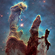 Les piliers de la cr�ation photographi�s par Hubble